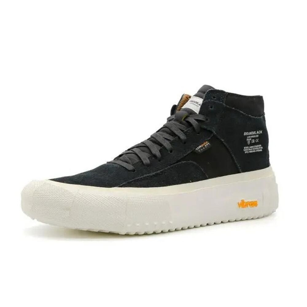 5.5W/4Y Brand Black Capo Cordura High Top Sneaker